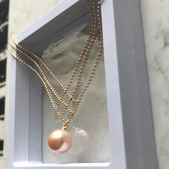 Custom Made 12mm Genuine Pearl Necklace - Picture 5 of 11